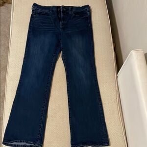 Banana Republic Dark Blue Slim Bootcut Jeans. Size 31/12 R.